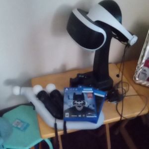 Vr headset for PS4 with games and all wires
